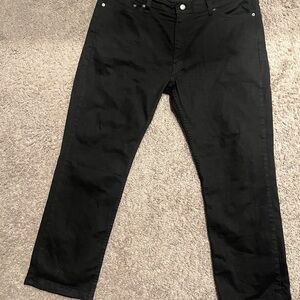 Levi's Men's Straight Black Jeans